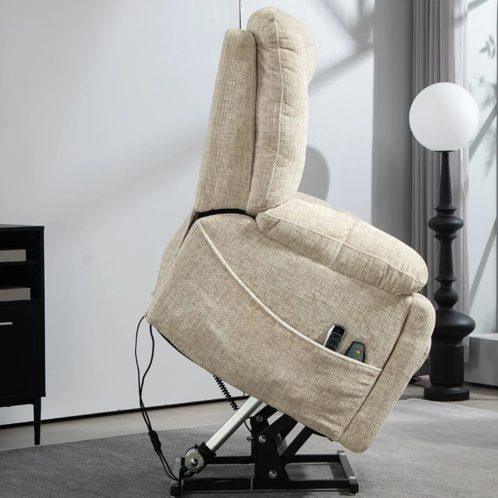 LuxQuad 4 motor lift chair in cream