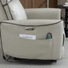 Nimbus wall hugger power recliner in greige