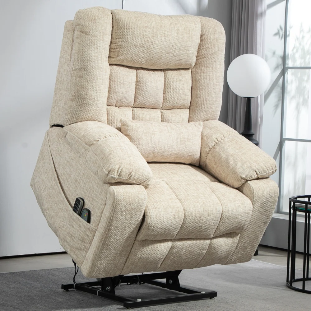 LuxQuad 4 motor lift chair in cream