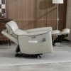 Nimbus wall hugger power recliner in greige